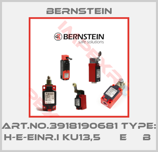 Bernstein-Art.No.3918190681 Type: H-E-EINR.I KU13,5      E     B 