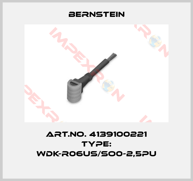 Bernstein-Art.No. 4139100221 Type: WDK-R06US/SO0-2,5PU