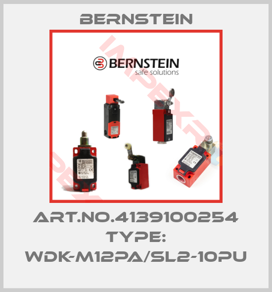 Bernstein-Art.No.4139100254 Type: WDK-M12PA/SL2-10PU