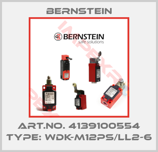 Bernstein-Art.No. 4139100554 Type: WDK-M12PS/LL2-6