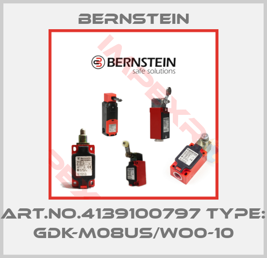 Bernstein-Art.No.4139100797 Type: GDK-M08US/WO0-10