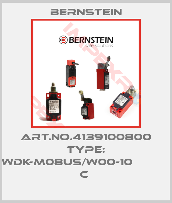 Bernstein-Art.No.4139100800 Type: WDK-M08US/W00-10             C 