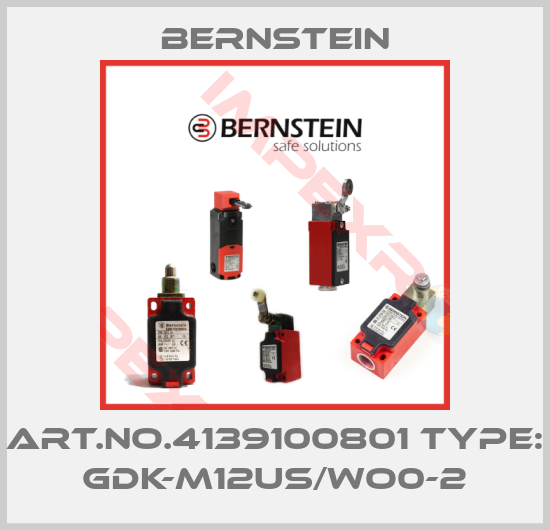 Bernstein-Art.No.4139100801 Type: GDK-M12US/WO0-2