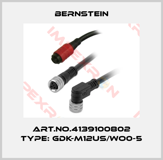 Bernstein-Art.No.4139100802 Type: GDK-M12US/WO0-5