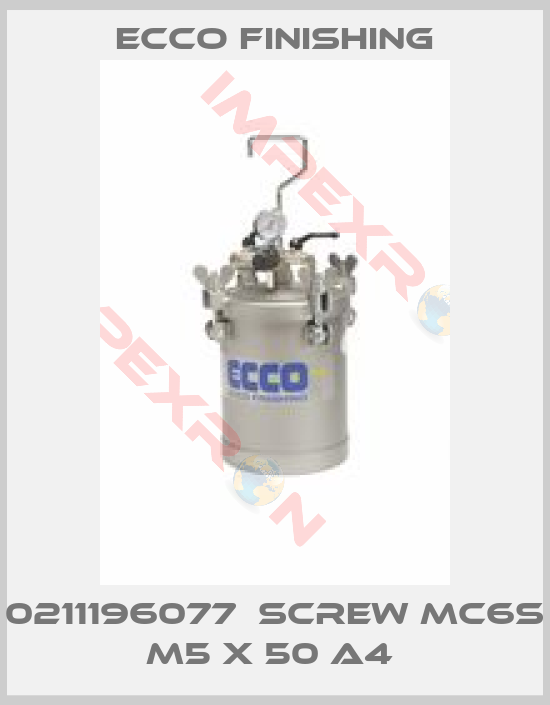 Ecco Finishing-0211196077  SCREW MC6S M5 X 50 A4 