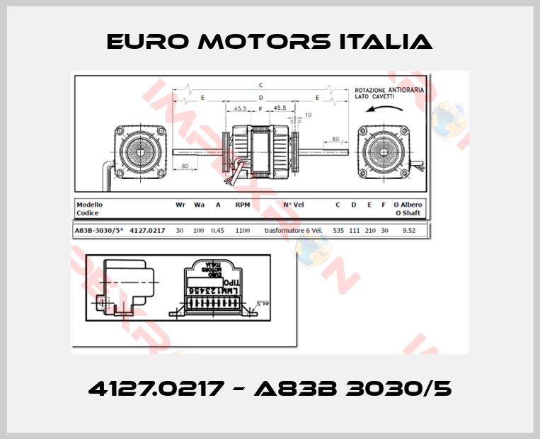 Euro Motors Italia-4127.0217 – A83B 3030/5