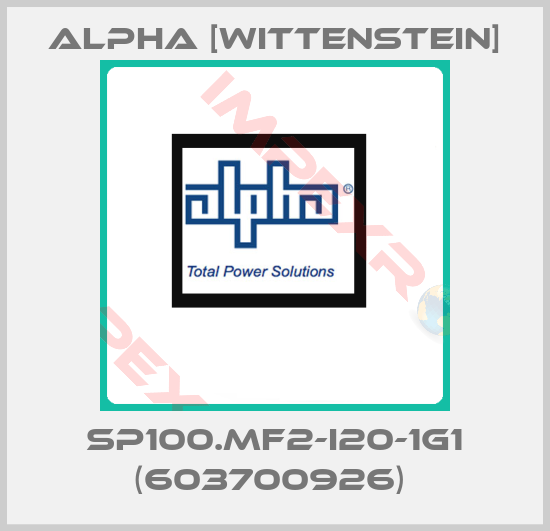 Alpha [Wittenstein]-SP100.MF2-I20-1G1 (603700926) 