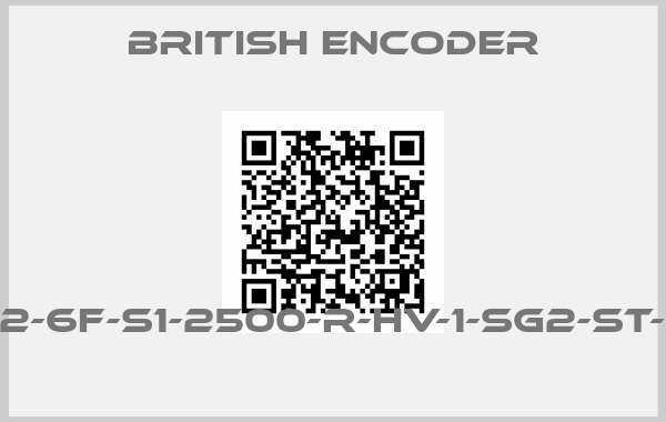 British Encoder-725/2-6F-S1-2500-R-HV-1-SG2-ST-IP50 