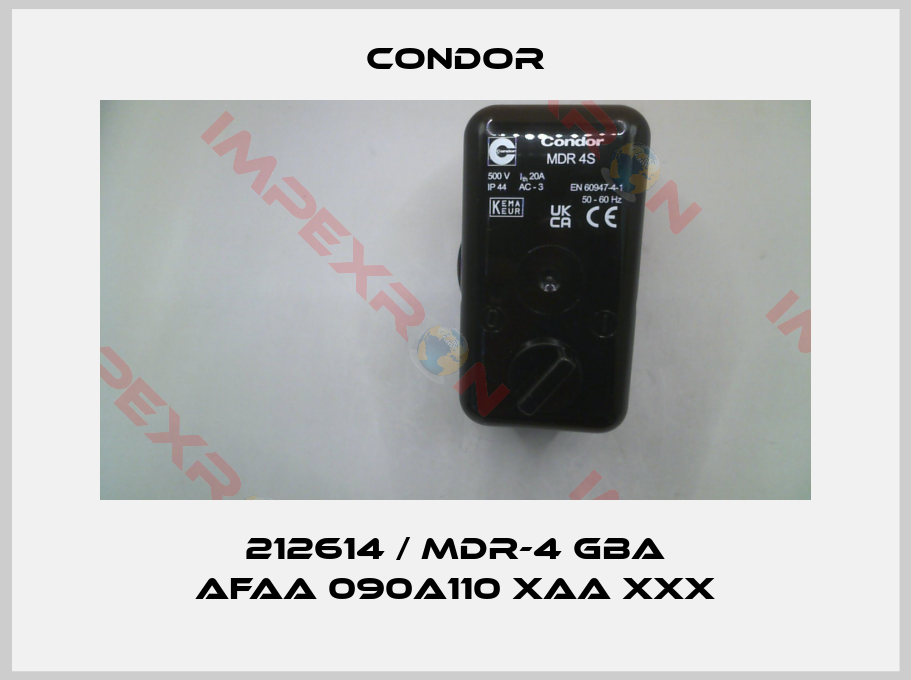 Condor-212614 / MDR-4 GBA AFAA 090A110 XAA XXX