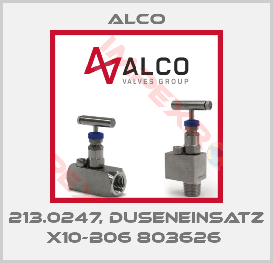Alco-213.0247, DUSENEINSATZ X10-B06 803626 