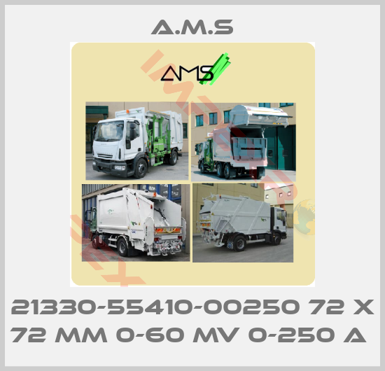 A.M.S-21330-55410-00250 72 X 72 MM 0-60 MV 0-250 A 