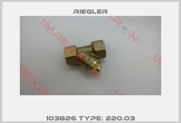 Riegler-103826 Type: 220.03