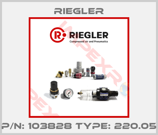 Riegler-P/N: 103828 Type: 220.05