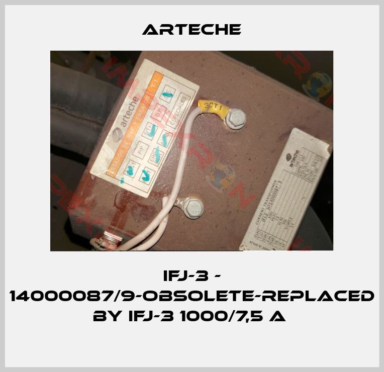 Arteche-IFJ-3 - 14000087/9-obsolete-replaced by IFJ-3 1000/7,5 A 