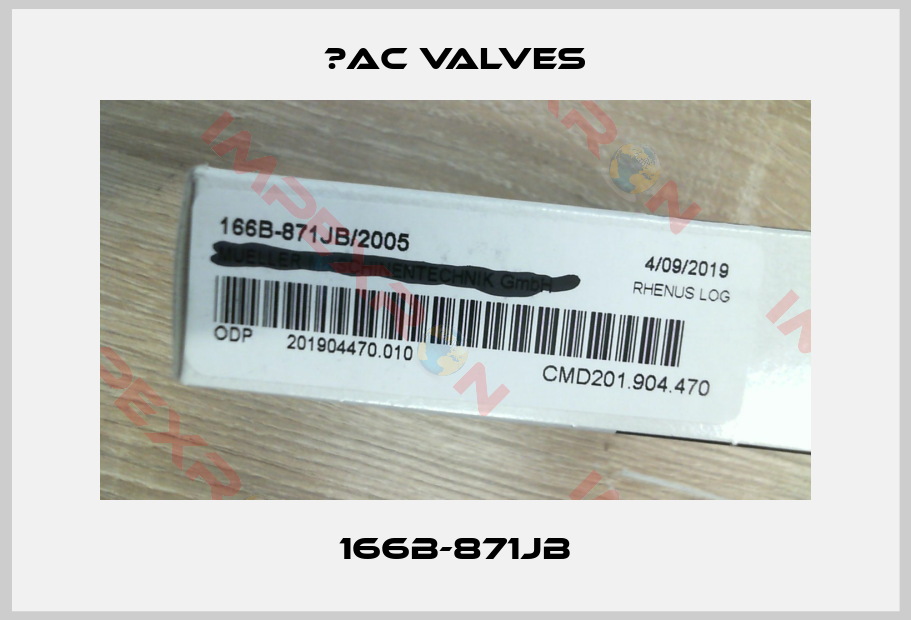 МAC Valves-166B-871JB