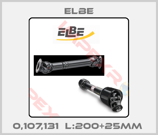 Elbe-0,107,131  L:200+25MM 