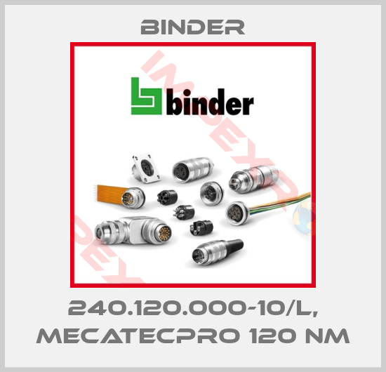 Binder-240.120.000-10/L, MecaTecPro 120 Nm