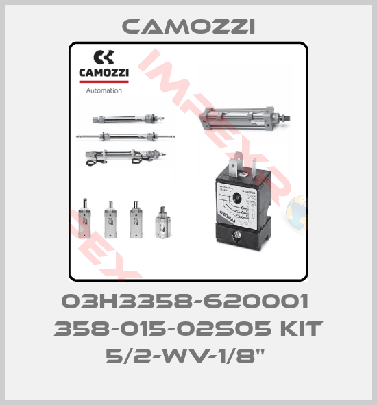 Camozzi-03H3358-620001  358-015-02S05 KIT 5/2-WV-1/8" 