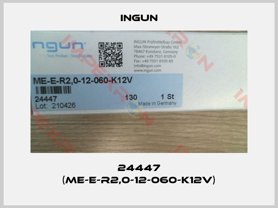 Ingun-24447 (ME-E-R2,0-12-060-K12V)