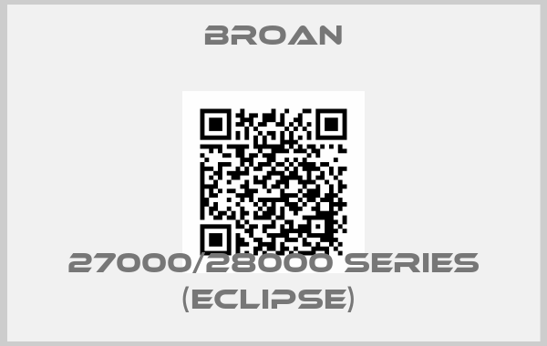 Broan-27000/28000 SERIES (ECLIPSE) 