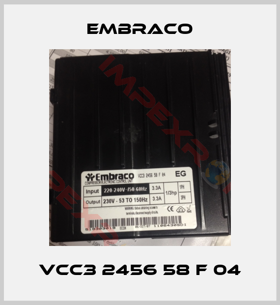Embraco-VCC3 2456 58 F 04